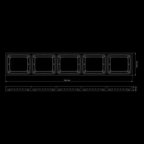 |STRANDS| IZE LED Frame (5x Squares)
