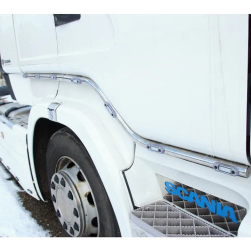 Edelstahl Untertürschienen + Verlängerung - Passend für Scania R1/R2