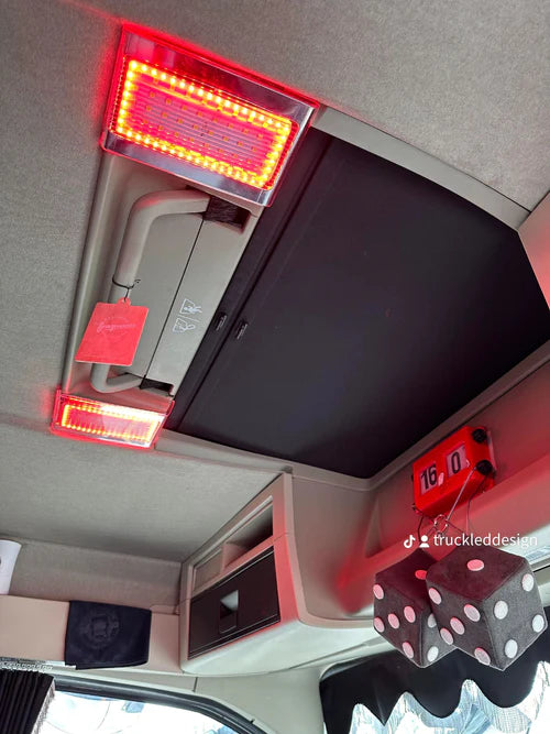 Innenraum LED Leuchten zweifarbig (Weiss/Rot) - Passend für Volvo V4