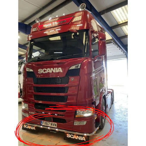 Straight Edelstahl-Stossstange - Passend für Scania Next-Gen 2016+