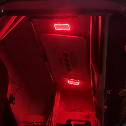 Innenraum LED Leuchten zweifarbig (Weiss/Rot) - Passend für Mercedes MP2/3/4