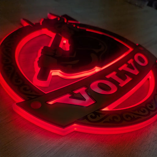 Benutzerdefinierte Kabinenbeleuchtung (50cm) - Muster "Volvo OldSkool"