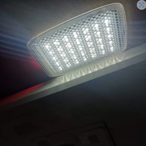 Innenraum LED Leuchten zweifarbig (Weiss/Rot) - Passend für Scania R/P/G (2004-2016)
