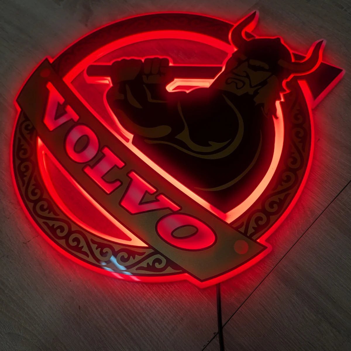 Benutzerdefinierte Kabinenbeleuchtung (50cm) - Muster "Volvo OldSkool"
