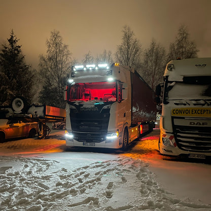 Innenraum LED Leuchten zweifarbig (Weiss/Rot) -  Passend für Scania S/R/G/P/L/XT Next-Gen 2016+