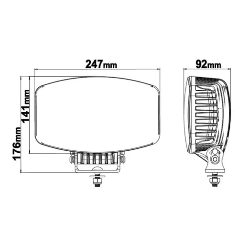 Orion10+ Chrome - LED Auxiliary lights