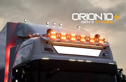 Orion10+ (GEN2) - LED Scheinwerfer mit Stroboskop und Warnlicht