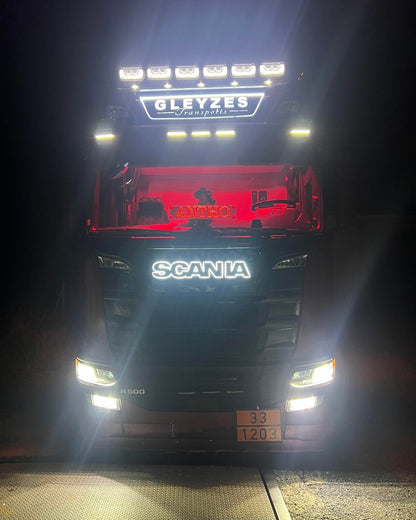 Innenraum LED Leuchten zweifarbig (Weiss/Rot) -  Passend für Scania S/R/G/P/L/XT Next-Gen 2016+