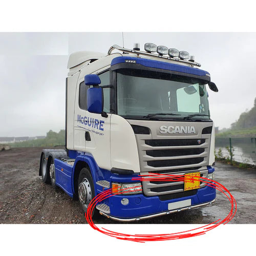Edelstahl-Stossstange/Lichtleiste - Passend für Scania P/G/R-Serie