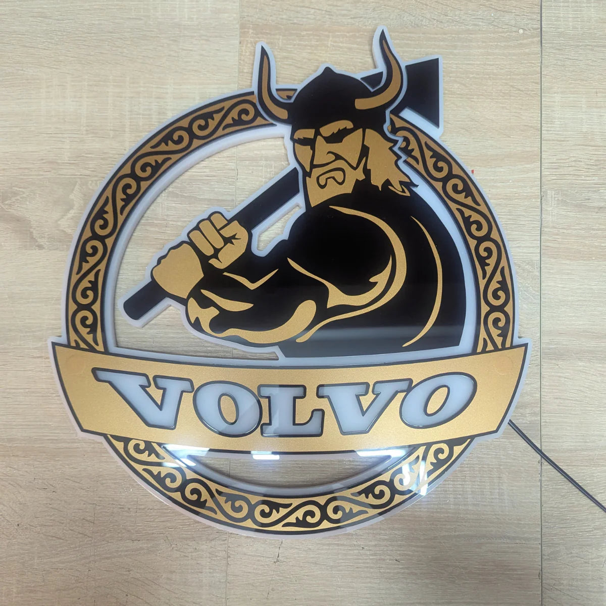 Benutzerdefinierte Kabinenbeleuchtung (50cm) - Muster "Volvo OldSkool"