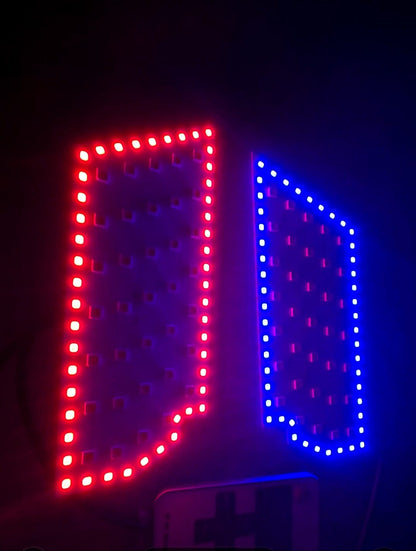 Innenraum LED Leuchten zweifarbig (Weiss/Rot) -  Passend für Scania S/R/G/P/L/XT Next-Gen 2016+