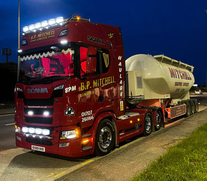 Innenraum LED Leuchten zweifarbig (Weiss/Rot) -  Passend für Scania S/R/G/P/L/XT Next-Gen 2016+