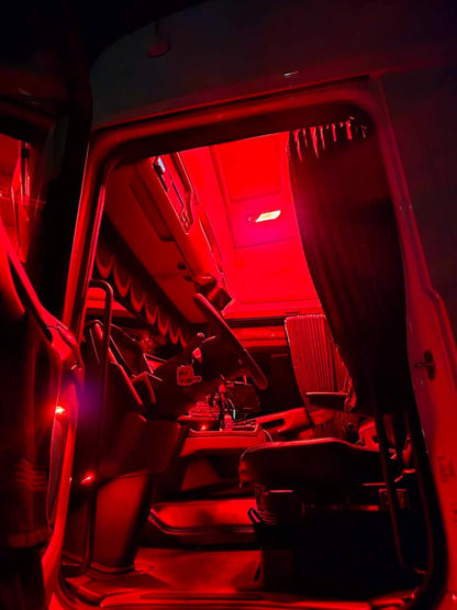 Innenraum LED Leuchten zweifarbig (Weiss/Rot) -  Passend für Scania S/R/G/P/L/XT Next-Gen 2016+