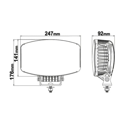 Orion10+ - Scheinwerfer mit Positionslicht (LEDSON)