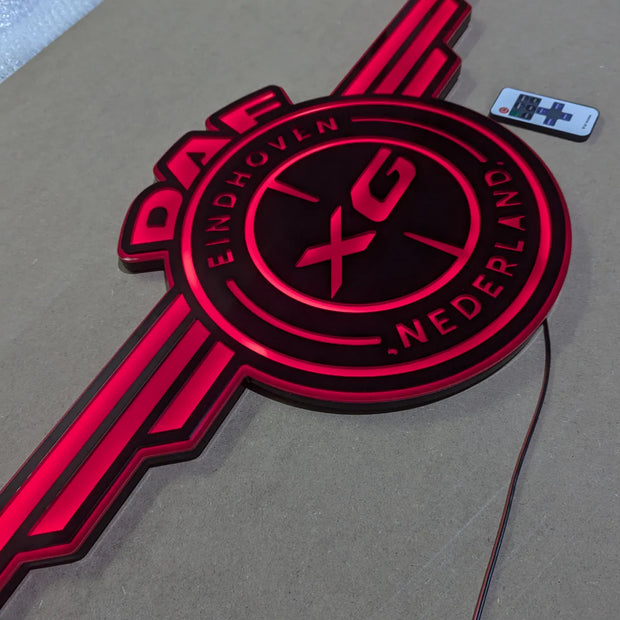 Benutzerdefinierte Kabinenbeleuchtung |84*35cm| - Muster "DAF XG"