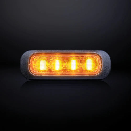 |STRANDS| DARK KNIGHT Stroboskoplicht (Dunkle Linse - 4 LED)