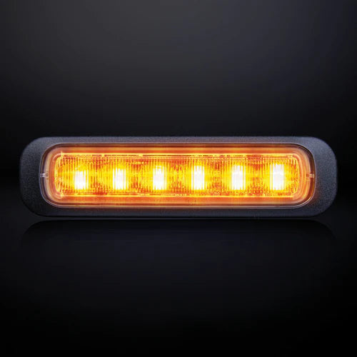 |STRANDS| DARK KNIGHT Stroboskoplicht (Dunkle Linse - 6 LED)