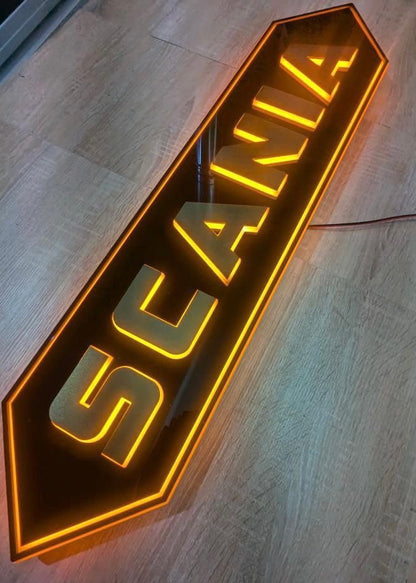 Custom Scania OldSkool Grill Badge