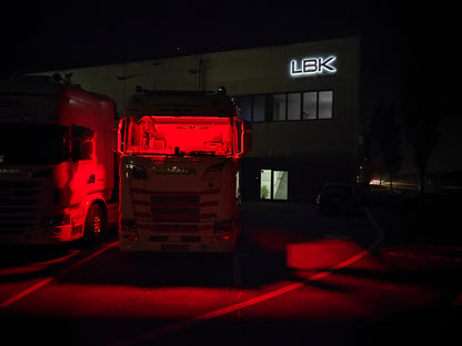 Innenraum LED Leuchten zweifarbig (Weiss/Rot) -  Passend für Scania S/R/G/P/L/XT Next-Gen 2016+