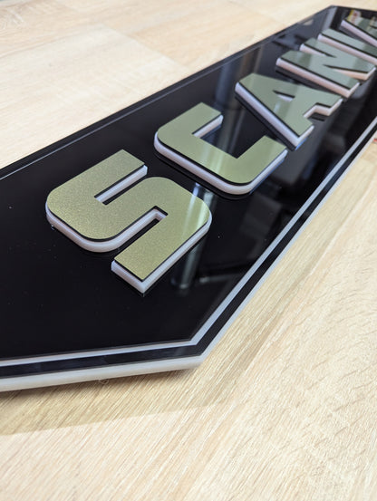 Custom Scania OldSkool Grill Badge