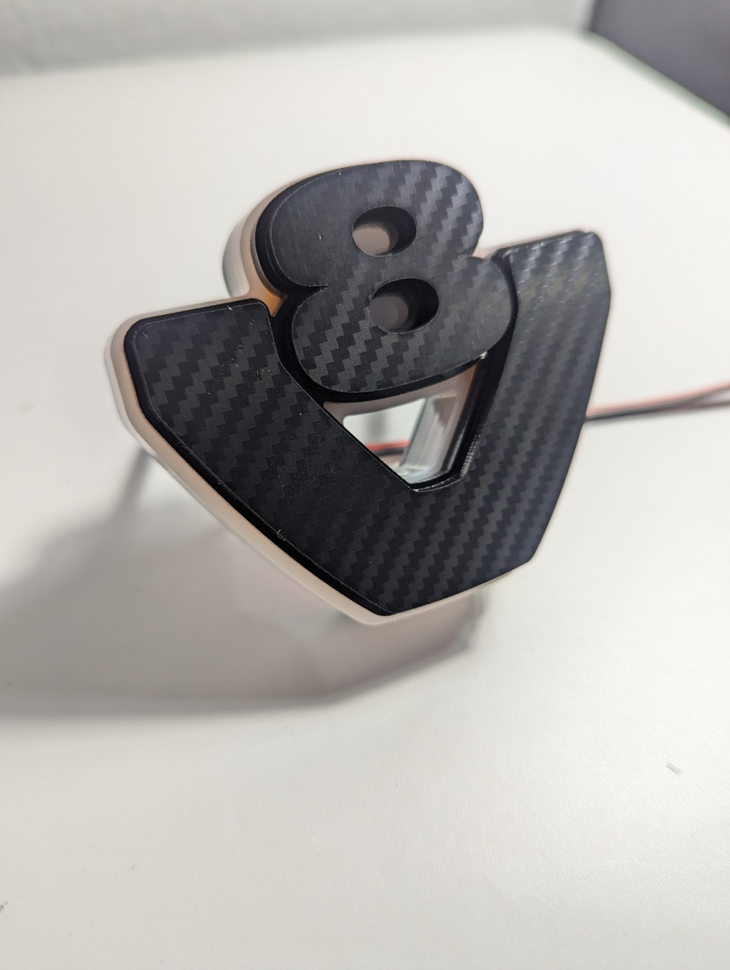 Benutzerdefinierte LED für Seitenspoiler (13cm) - Muster "V8"