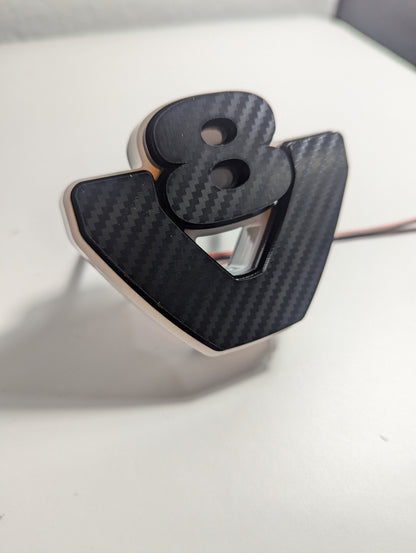 Benutzerdefinierte LED für Seitenspoiler (13cm) - Muster "V8"