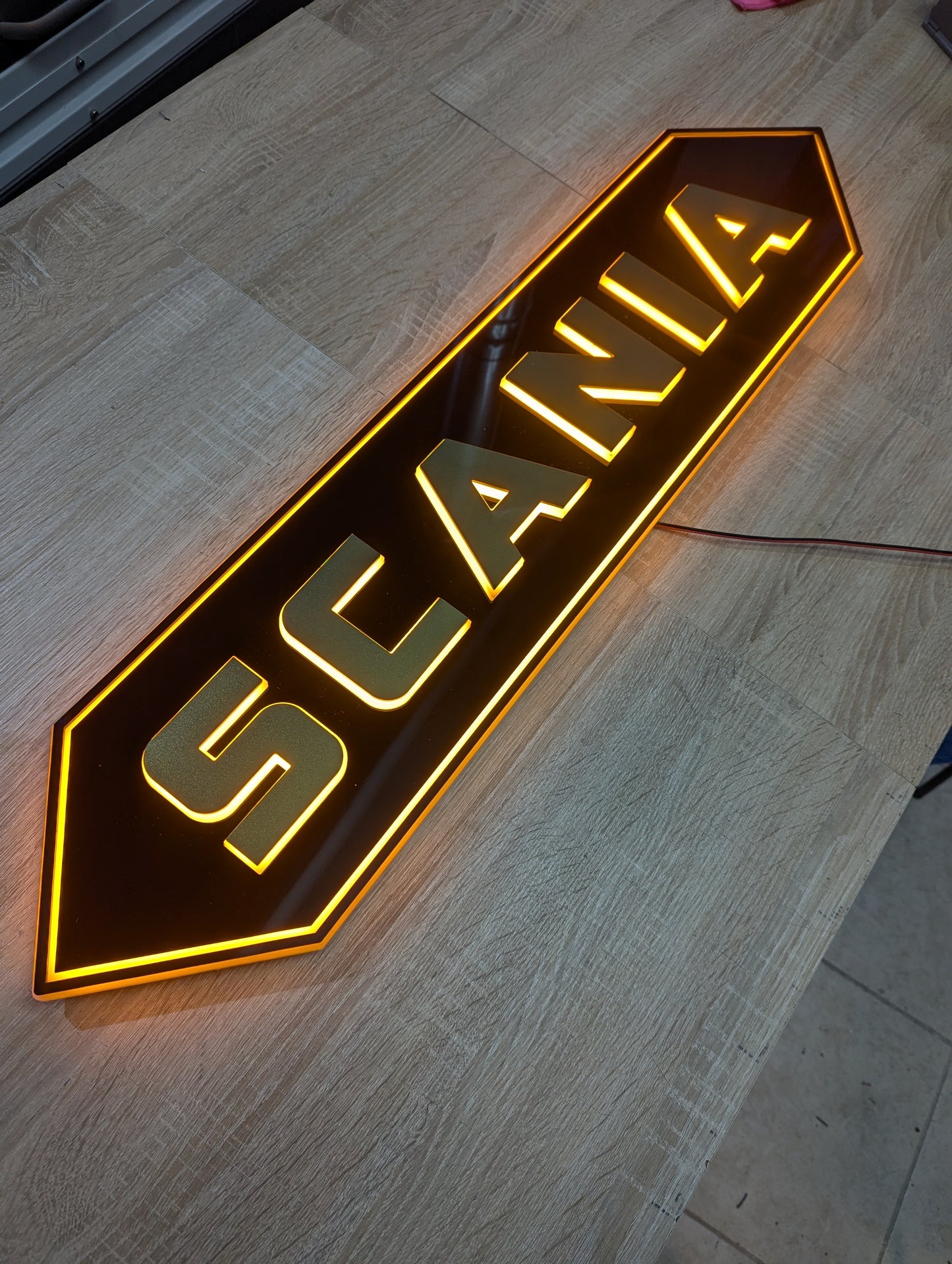 Custom Scania OldSkool Grill Badge