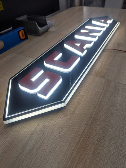 Custom Scania OldSkool Grill Badge