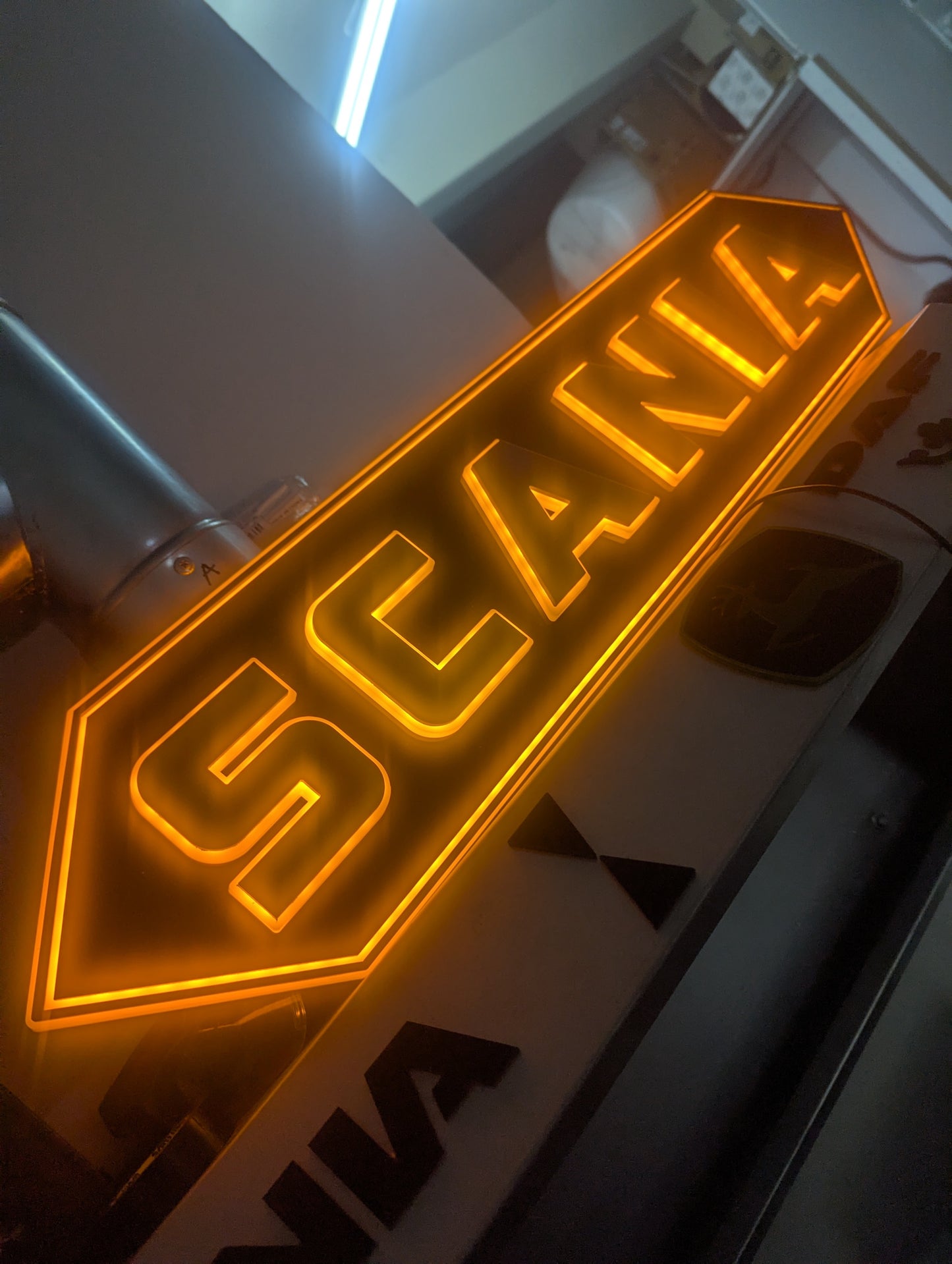 Custom Scania OldSkool Grill Badge