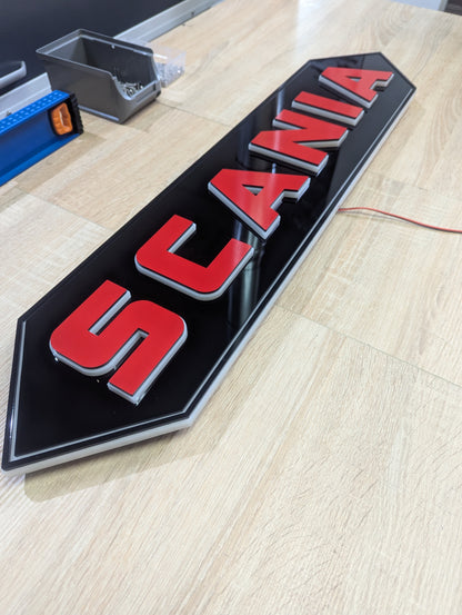 Custom Scania OldSkool Grill Badge