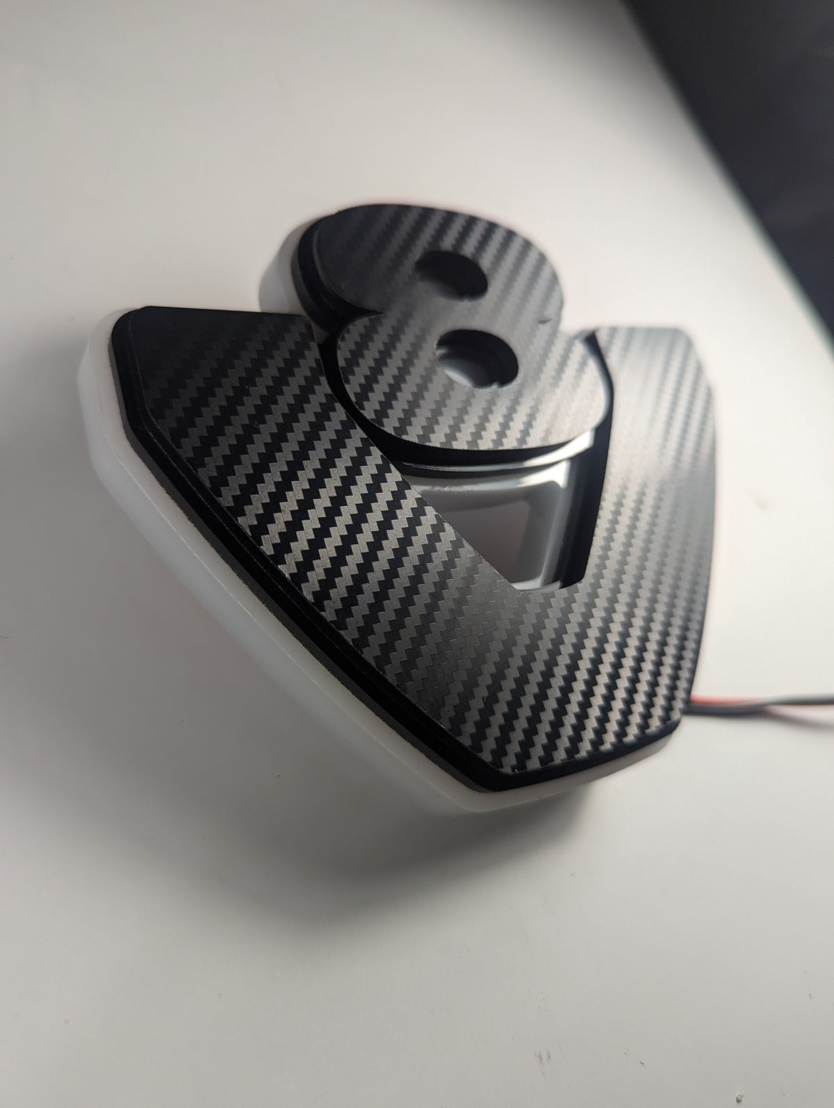 Benutzerdefinierte LED für Grill (8cm) - Muster "V8"
