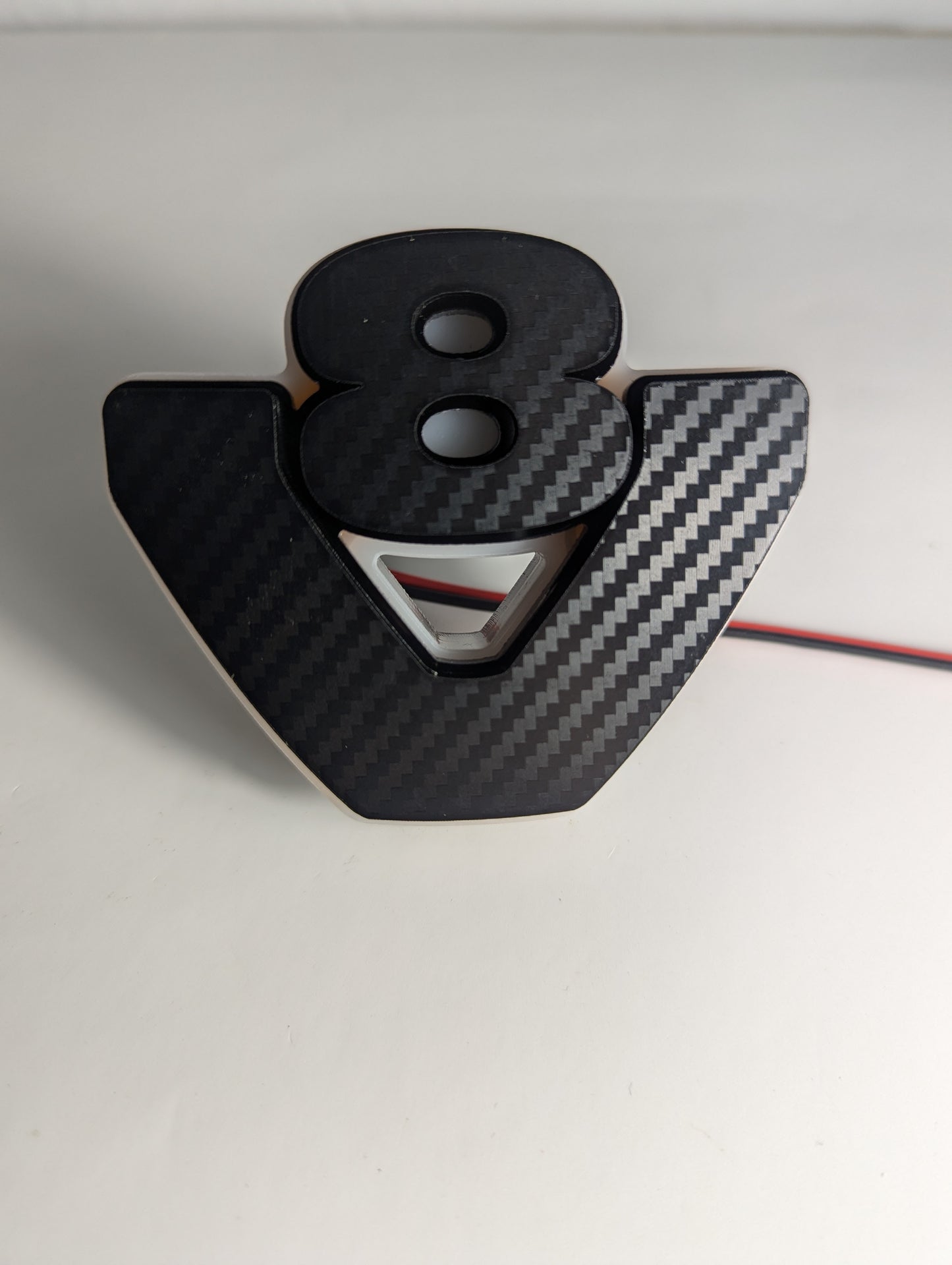 Benutzerdefinierte LED für Seitenspoiler (13cm) - Muster "V8"