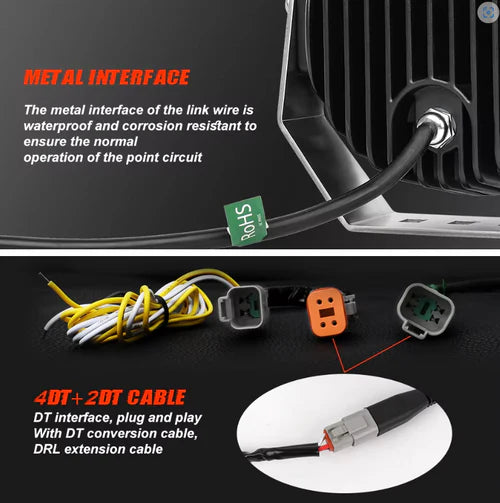 HELIOS - 9" dual-colour auxiliary lights