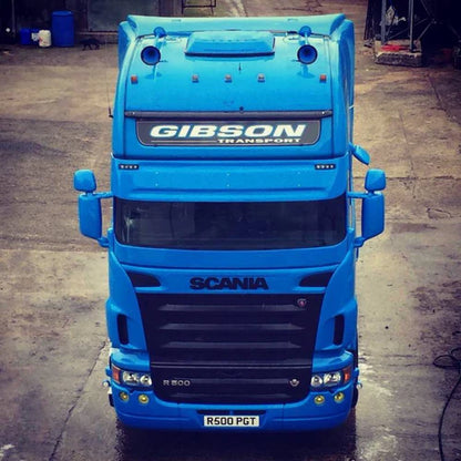 Sonnenblende (Old School Look). Passend für Scania R1/R2/R3
