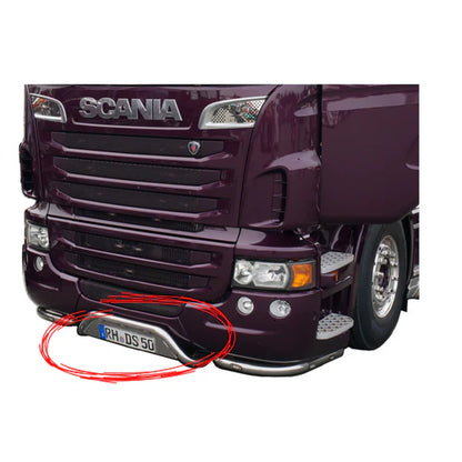 Edelstahl-Stossstange | Hoch - Passend für Scania R-Serie