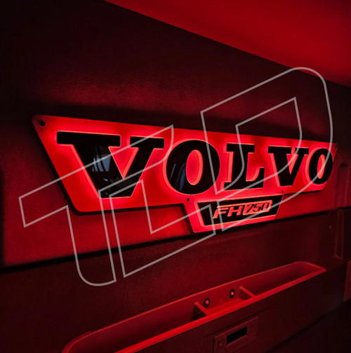 Benutzerdefinierte Kabinenbeleuchtung (Alcantara umwickelt) - Muster Volvo
