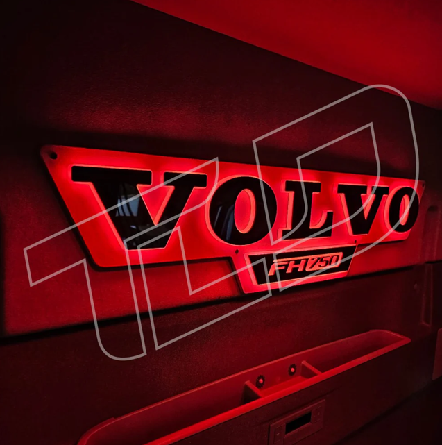 Benutzerdefinierte Kabinenbeleuchtung (Alcantara umwickelt) - Muster Volvo