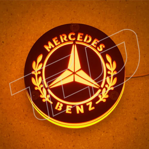 LED Badge (8cm) - Passend für Mercedes