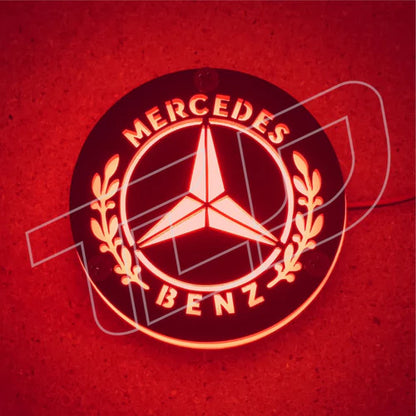 LED Badge (8cm) - Passend für Mercedes