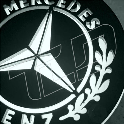 LED Badge (8cm) - Passend für Mercedes