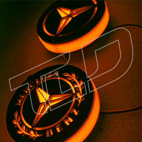 LED Badge (8cm) - Passend für Mercedes