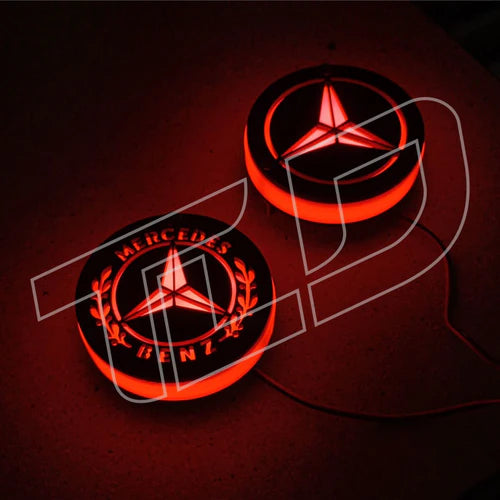 LED Badge (8cm) - Passend für Mercedes