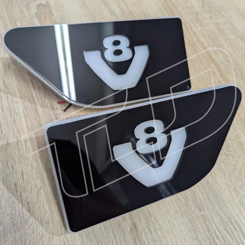 Benutzerdefinierte Fender LED Badges (Set) - Passend für Scania R