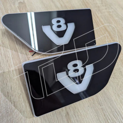 Benutzerdefinierte Fender LED Badges (Set) - Passend für Scania R