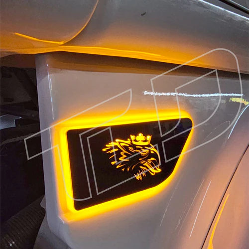 Benutzerdefinierte Fender LED Badges (Set) - Passend für Scania R