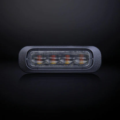 |STRANDS| DARK KNIGHT Stroboskoplicht (Dunkle Linse - 4 LED)