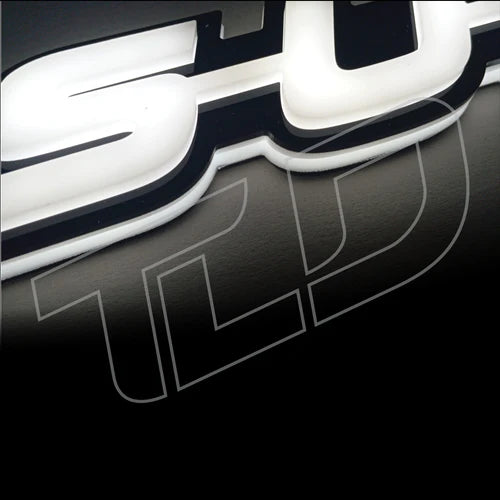 "SUPER" 3D-LED Badge