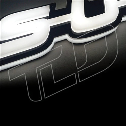 "SUPER" 3D-LED Badge