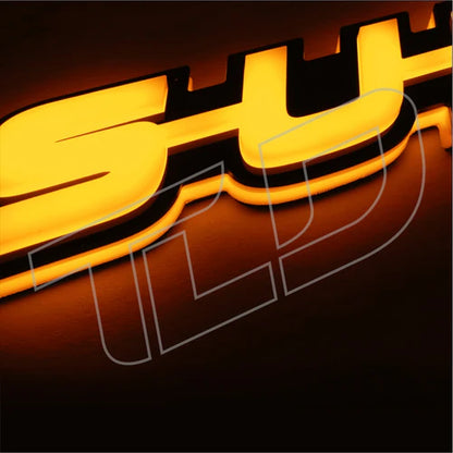"SUPER" 3D-LED Badge